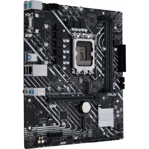 Материнская плата Asus PRIME H610M-E D4-CSM Soc-1700 Intel H610 2xDDR4 mATX AC`97 8ch(7.1) GbLAN+VGA+HDMI+DP