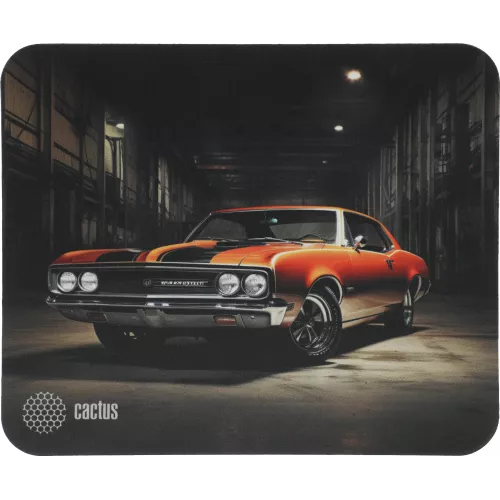 Коврик для мыши Cactus Orange Car рисунок 300x250x2мм (CS-MP-P06M)