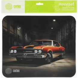 Коврик для мыши Cactus Orange Car рисунок 300x250x2мм (CS-MP-P06M)