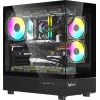 Корпус Formula Crystal Z8 FLOE черный без БП ATX 3x120mm 5x140mm 1xUSB2.0 1xUSB3.0 1xUSB3.1 audio bott PSU