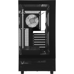 Корпус Formula Crystal Z8 FLOE черный без БП ATX 3x120mm 5x140mm 1xUSB2.0 1xUSB3.0 1xUSB3.1 audio bott PSU