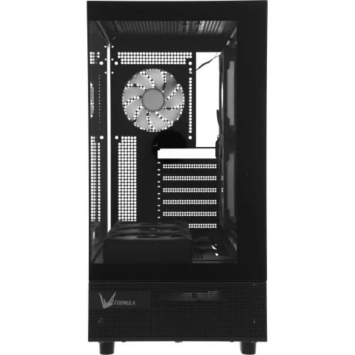 Корпус Formula Crystal Z8 FLOE черный без БП ATX 3x120mm 5x140mm 1xUSB2.0 1xUSB3.0 1xUSB3.1 audio bott PSU
