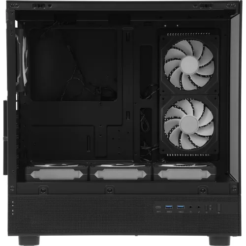Корпус Formula Crystal Z8 FLOE черный без БП ATX 3x120mm 5x140mm 1xUSB2.0 1xUSB3.0 1xUSB3.1 audio bott PSU