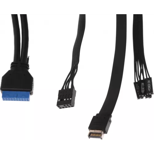 Корпус Formula Crystal Z8 FLOE черный без БП ATX 3x120mm 5x140mm 1xUSB2.0 1xUSB3.0 1xUSB3.1 audio bott PSU