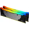 Память DDR4 2x8GB 4266MHz Kingston KF442C19RB2AK2/16 Fury Renegade RGB RTL Gaming PC4-34100 CL19 DIMM 288-pin 1.4В kit single rank с радиатором Ret