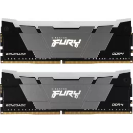 Память DDR4 2x8GB 4266MHz Kingston KF442C19RB2AK2/16 Fury Renegade RGB RTL Gaming PC4-34100 CL19 DIMM 288-pin 1.4В kit single rank с радиатором Ret