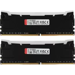 Память DDR4 2x8GB 4266MHz Kingston KF442C19RB2AK2/16 Fury Renegade RGB RTL Gaming PC4-34100 CL19 DIMM 288-pin 1.4В kit single rank с радиатором Ret