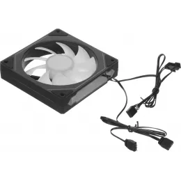 Вентилятор для корпуса Formula Floe 12BK ARGB 120х120x25 черный 4-pin 26.8дБ (FLOE 12BK ARPW) Ret