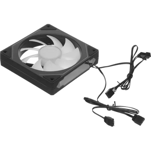 Вентилятор для корпуса Formula Floe 12BK ARGB 120х120x25 черный 4-pin 26.8дБ (FLOE 12BK ARPW) Ret
