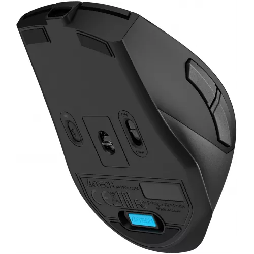 Мышь A4Tech Fstyler FB45CS Air2 серый оптическая 2000dpi silent беспров. BT/Radio USB 7but (FB45CS AIR2 USB ( STONE GREY ))