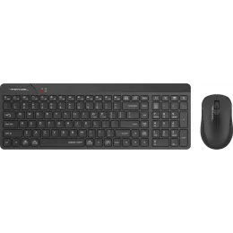 Клавиатура + мышь A4Tech Fstyler FG2300 Air2 клав:черный мышь:черный USB беспроводная slim (FG2300 AIR2 BLACK)