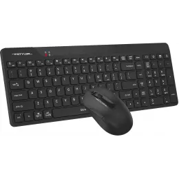 Клавиатура + мышь A4Tech Fstyler FG2300 Air2 клав:черный мышь:черный USB беспроводная slim (FG2300 AIR2 BLACK)