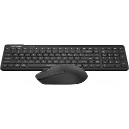 Клавиатура + мышь A4Tech Fstyler FG2300 Air2 клав:черный мышь:черный USB беспроводная slim (FG2300 AIR2 BLACK)