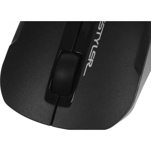 Клавиатура + мышь A4Tech Fstyler FG2300 Air2 клав:черный мышь:черный USB беспроводная slim (FG2300 AIR2 BLACK)
