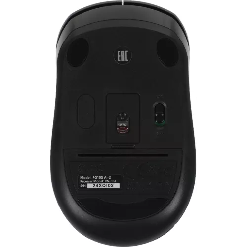 Клавиатура + мышь A4Tech Fstyler FG2300 Air2 клав:черный мышь:черный USB беспроводная slim (FG2300 AIR2 BLACK)