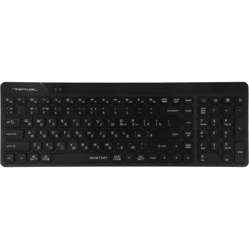 Клавиатура + мышь A4Tech Fstyler FG2300 Air2 клав:черный мышь:черный USB беспроводная slim (FG2300 AIR2 BLACK)