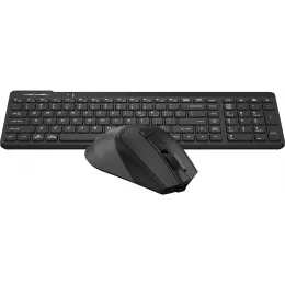 Клавиатура + мышь A4Tech Fstyler FG2400 Air2 клав:черный мышь:черный USB беспроводная slim (FG2400 AIR2 BLACK)