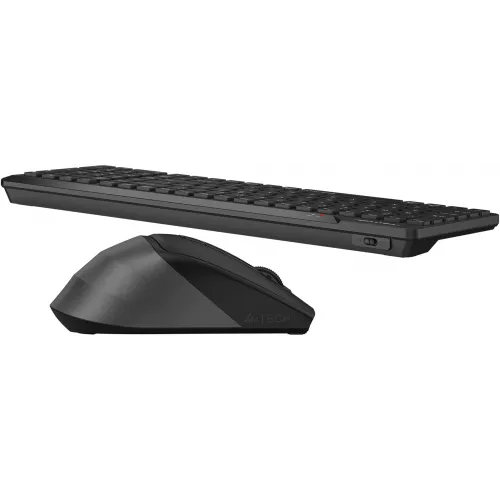 Клавиатура + мышь A4Tech Fstyler FG2400 Air2 клав:черный мышь:черный USB беспроводная slim (FG2400 AIR2 BLACK)