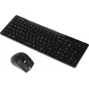Клавиатура + мышь A4Tech Fstyler FG2400 Air2 клав:черный мышь:черный USB беспроводная slim (FG2400 AIR2 BLACK)