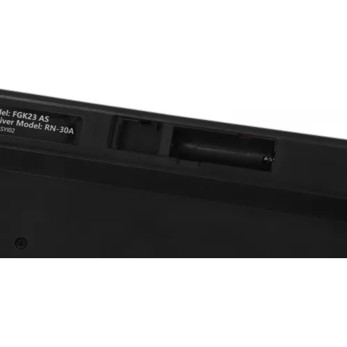 Клавиатура + мышь A4Tech Fstyler FG2400 Air2 клав:черный мышь:черный USB беспроводная slim (FG2400 AIR2 BLACK)