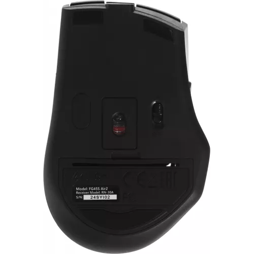 Клавиатура + мышь A4Tech Fstyler FG2400 Air2 клав:черный мышь:черный USB беспроводная slim (FG2400 AIR2 BLACK)