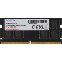 Память DDR5 32GB 4800MHz A-Data AD5S480032G-S RTL PC4-38400 CL40 SO-DIMM 262-pin 1.1В single rank Ret