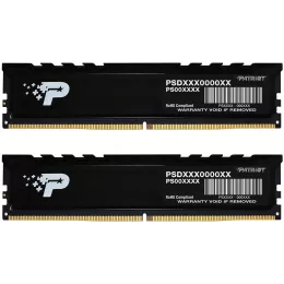Память DDR5 2x16GB 5600MHz Patriot PSP532G5600KH1 Signature Premium RTL PC5-44800 CL46 DIMM 288-pin 1.1В kit single rank с радиатором Ret
