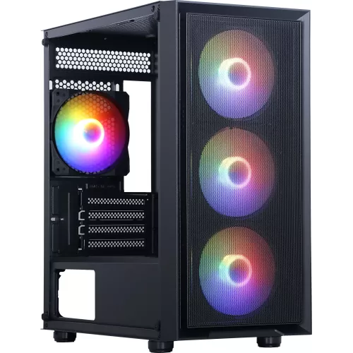 Корпус Accord ACC-M203 черный без БП mATX 2xUSB2.0 1xUSB3.0 audio bott PSU