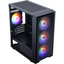 Корпус Accord ACC-M203 черный без БП mATX 2xUSB2.0 1xUSB3.0 audio bott PSU