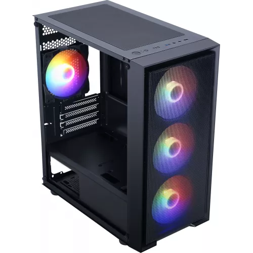Корпус Accord ACC-M203 черный без БП mATX 2xUSB2.0 1xUSB3.0 audio bott PSU