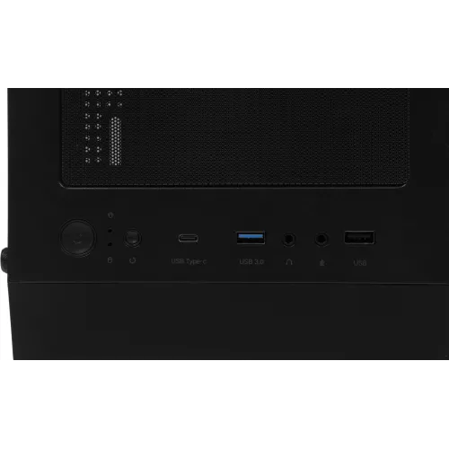 Корпус Accord ACC-M203 черный без БП mATX 2xUSB2.0 1xUSB3.0 audio bott PSU