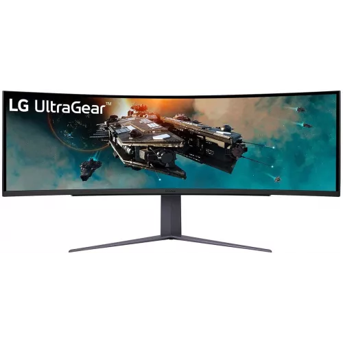 Монитор LG 49" UltraGear 49GR85DC-B черный VA LED 32:9 HDMI матовая HAS Piv 3000:1 450cd 178гр/178гр 5120x1440 240Hz FreeSync Premium Pro DP 2K USB 15.1кг