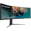Монитор LG 49" UltraGear 49GR85DC-B черный VA LED 32:9 HDMI матовая HAS Piv 3000:1 450cd 178гр/178гр 5120x1440 240Hz FreeSync Premium Pro DP 2K USB 15.1кг