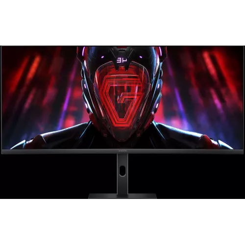 Монитор Xiaomi 34" Curved Gaming Monitor G34WQi черный VA LED 1ms 21:9 HDMI матовая HAS Piv 350cd 178гр/178гр 3440x1440 180Hz FreeSync Premium DP 2K 6.9кг