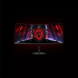 Монитор Xiaomi 34" Curved Gaming Monitor G34WQi черный VA LED 1ms 21:9 HDMI матовая HAS Piv 350cd 178гр/178гр 3440x1440 180Hz FreeSync Premium DP 2K 6.9кг
