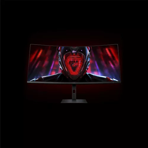 Монитор Xiaomi 34" Curved Gaming Monitor G34WQi черный VA LED 1ms 21:9 HDMI матовая HAS Piv 350cd 178гр/178гр 3440x1440 180Hz FreeSync Premium DP 2K 6.9кг