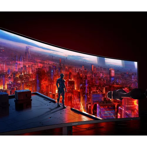 Монитор Xiaomi 34" Curved Gaming Monitor G34WQi черный VA LED 1ms 21:9 HDMI матовая HAS Piv 350cd 178гр/178гр 3440x1440 180Hz FreeSync Premium DP 2K 6.9кг