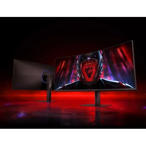 Монитор Xiaomi 34" Curved Gaming Monitor G34WQi черный VA LED 1ms 21:9 HDMI матовая HAS Piv 350cd 178гр/178гр 3440x1440 180Hz FreeSync Premium DP 2K 6.9кг