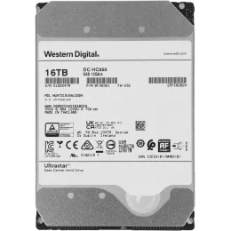 Жесткий диск WD SAS 3.0 16TB 0F38361 WUH721816AL5204 Server Ultrastar DC HC550 4KN (7200rpm) 512Mb 3.5"
