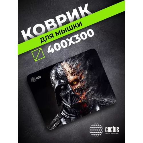 Коврик для мыши Cactus Darth Vader рисунок 400x300x3мм (CS-MP-PRO22XL)