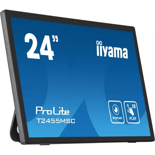 Монитор Iiyama 23.8" ProLite T2455MSC-B1 черный IPS LED 16:9 HDMI M/M глянцевая 1000:1 400cd 178гр/178гр 1920x1080 60Hz DP FHD USB Touch 4.4кг