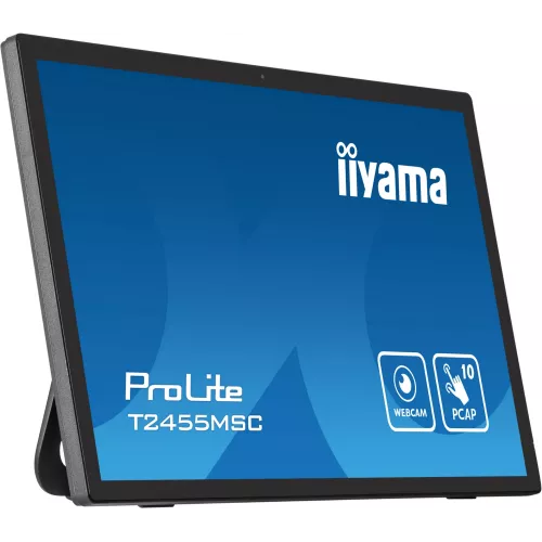Монитор Iiyama 23.8" ProLite T2455MSC-B1 черный IPS LED 16:9 HDMI M/M глянцевая 1000:1 400cd 178гр/178гр 1920x1080 60Hz DP FHD USB Touch 4.4кг