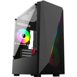Корпус Bloody BD-CC102F черный без БП mATX 4x120mm 2xUSB2.0 1xUSB3.0 audio bott PSU