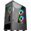 Корпус Bloody BD-CC102F черный без БП mATX 4x120mm 2xUSB2.0 1xUSB3.0 audio bott PSU