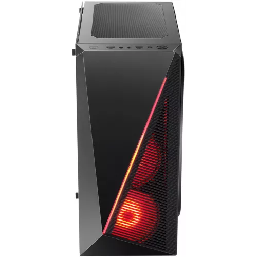 Корпус Bloody BD-CC102F черный без БП mATX 4x120mm 2xUSB2.0 1xUSB3.0 audio bott PSU