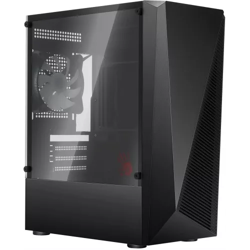 Корпус Bloody BD-CC102F черный без БП mATX 4x120mm 2xUSB2.0 1xUSB3.0 audio bott PSU