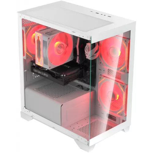 Корпус Bloody BD-CC103 белый без БП mATX 7x120mm 1xUSB2.0 1xUSB3.0 audio bott PSU