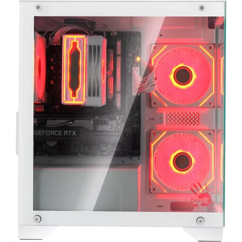 Корпус Bloody BD-CC103 белый без БП mATX 7x120mm 1xUSB2.0 1xUSB3.0 audio bott PSU