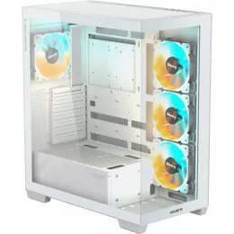 Корпус Gigabyte GB-C500PI ST белый без БП ATX 6x120mm 3x140mm 2xUSB3.0 audio bott PSU