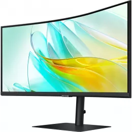 Монитор Samsung 34" ViewFinity S6 S34C650UAIXCI черный VA LED 5ms 21:9 HDMI M/M полуматовая 350cd 178гр/178гр 3440x1440 100Hz FreeSync DP Ultra WQHD USB 8кг